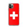 Coque iPhone - iPhone 11 Pro - Drapeau Suisse - Souple - Multicolore - Silicone Transparent