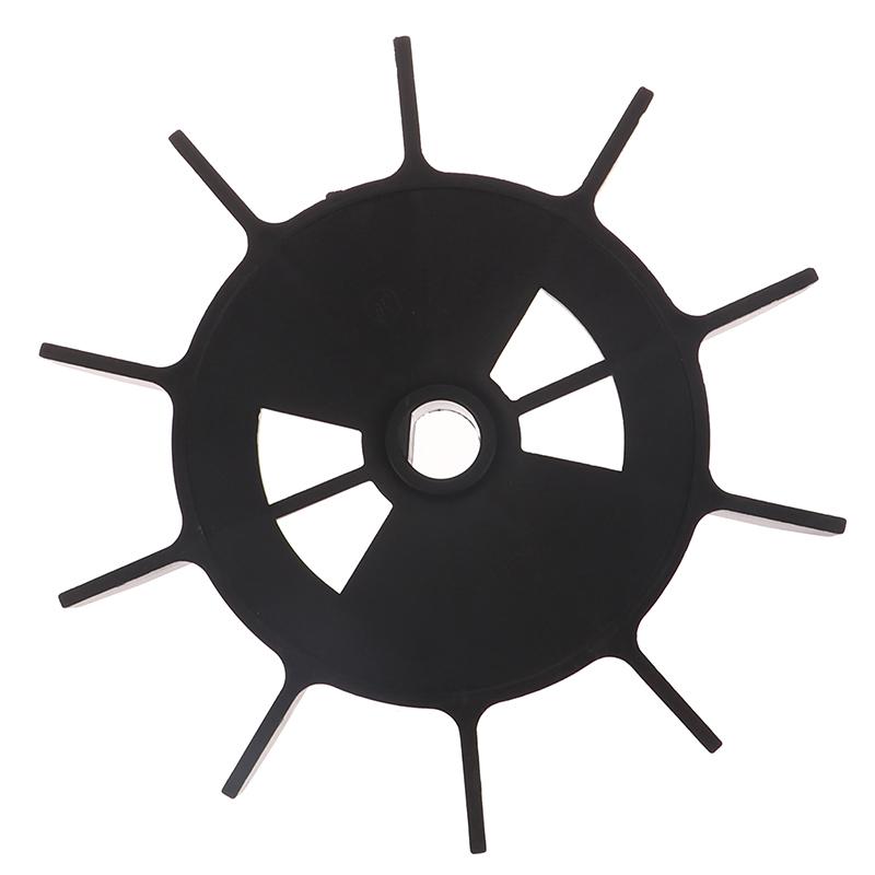 Black Plastic Heat Dissipation Engineering Fan Blade Air Compressor Fan Replacement Direct