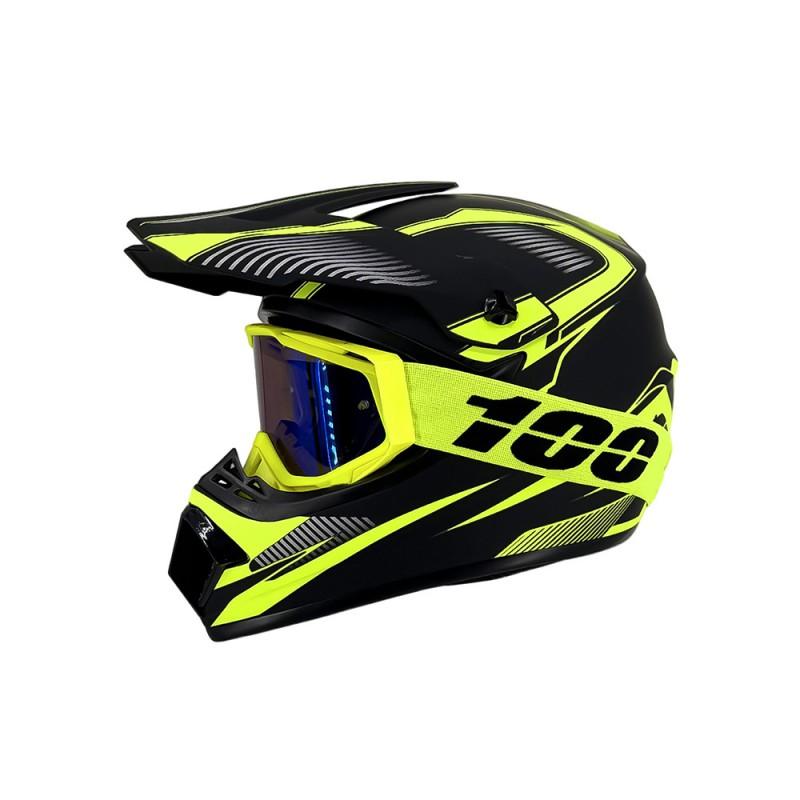 Full Face Motorcycle Helmet Off-Road ATV Mountain Bike Downhill Kart Adult Use ABS Material