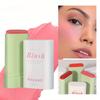 30g Blush Stick Blush Cream Brightening Contouring Stick Moisturizing Natural Nude Makeup Blush Cream Waterproof Multi-functional Solid Blush Rouge