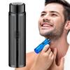 Портативная мини-электробритва, триммер для бороды, мужская бритва, бритва, USB, дорожный инструмент для бритья лица ZH