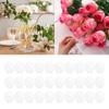 30pcs Acrylic Wedding Table Numbers DIY Blank Clear Display Signs with Base Stand for Wedding Party Table Decoration