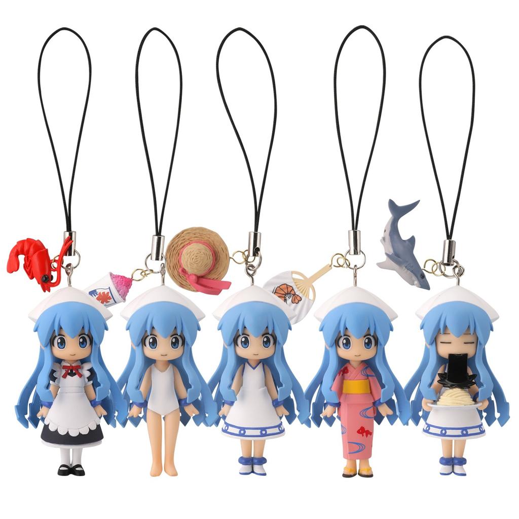 Испытайте удачу с фигурками Capsule Fortune Girl [Squid Edition] (1 КОРОБКА)