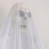 Halloween Ornament Scary Ghost Bride Figure with Sound Battery Operated Halloween Skeleton Decoration Creepy Haunted House Prop