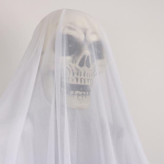 Halloween Ornament Scary Ghost Figure Operated Halloween with Sound Battery Bride Skeleton Decoration Creepy