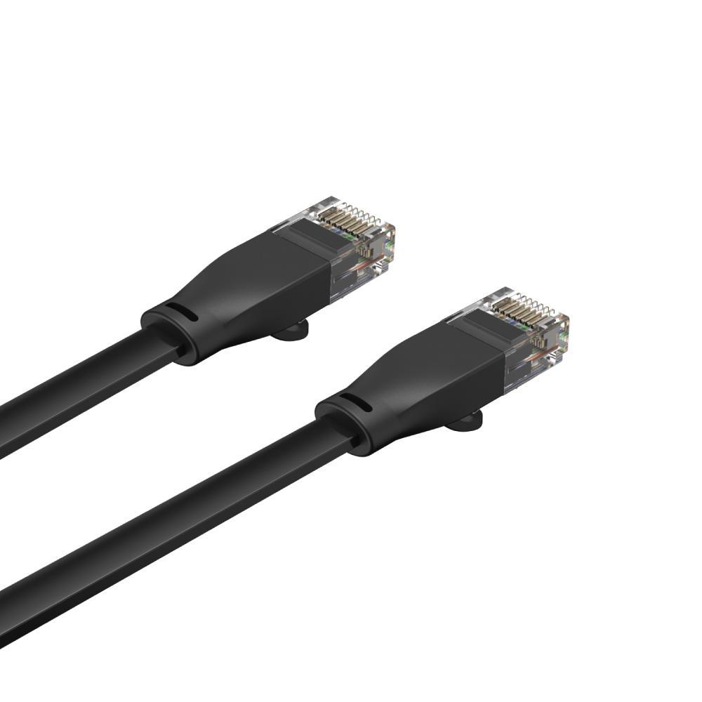 Patchcord UNITEK C1812GBK Cat.6 Płaski, UTP, RJ45, 5m