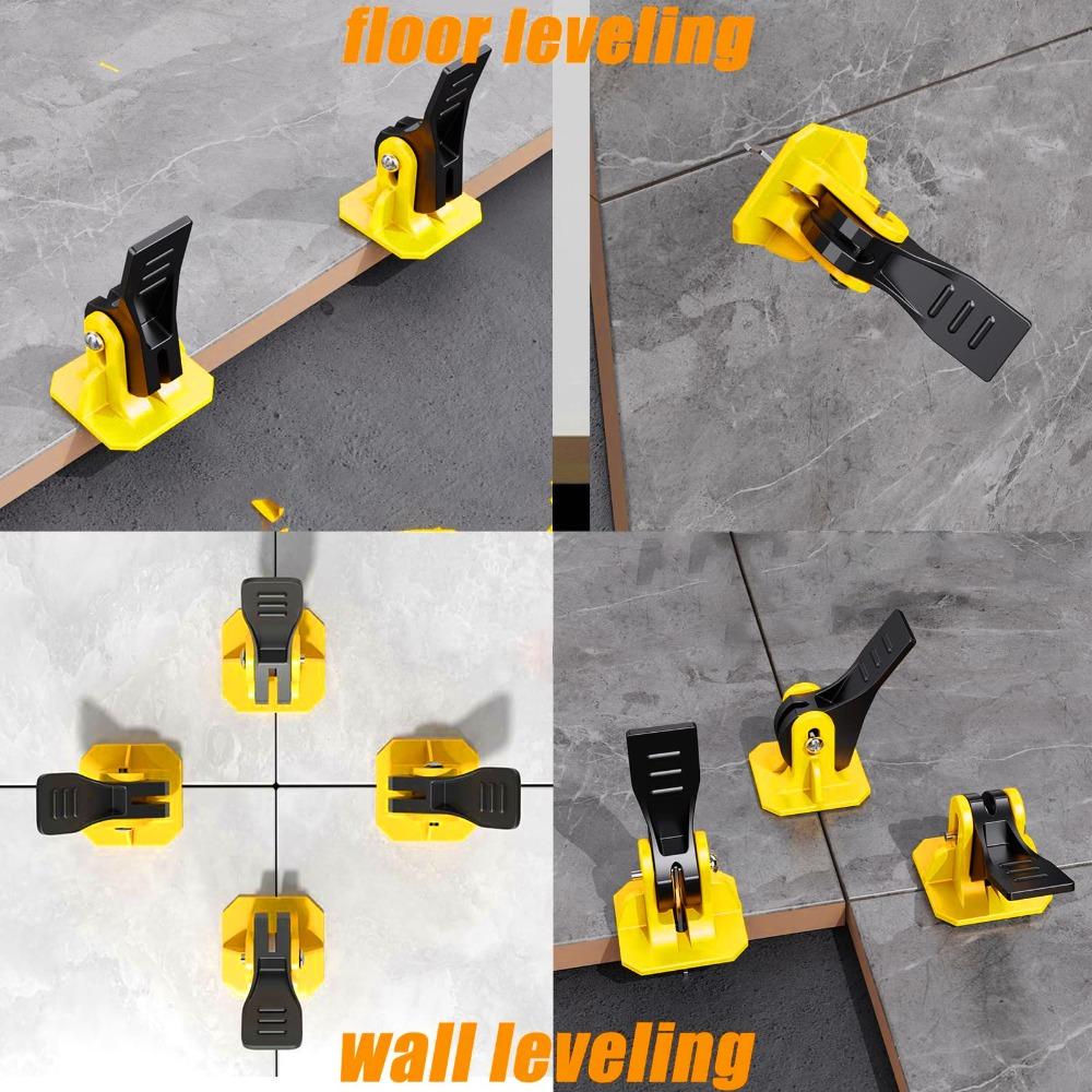 50PCS Exchangeable Tile Leveler Reusable Tile Leveling System Adjustable Tile Spacers Bathroom