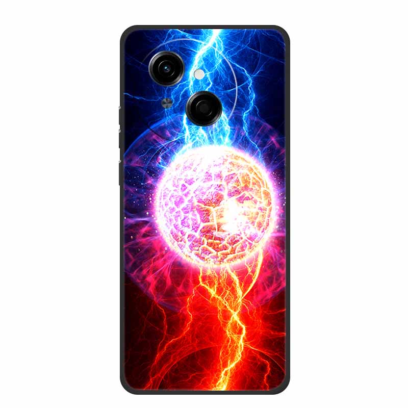 Phone Case For Tecno Spark Go 1 S Back Cover Case 6.67" Black Silicone Soft TPU Coque For Tecno Spark Go 1S Case Go1S Funda Para