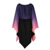 Women Fashion Long Sleeve Vintage Dress Cosplay Party Gradient Evening Night Formal Dress