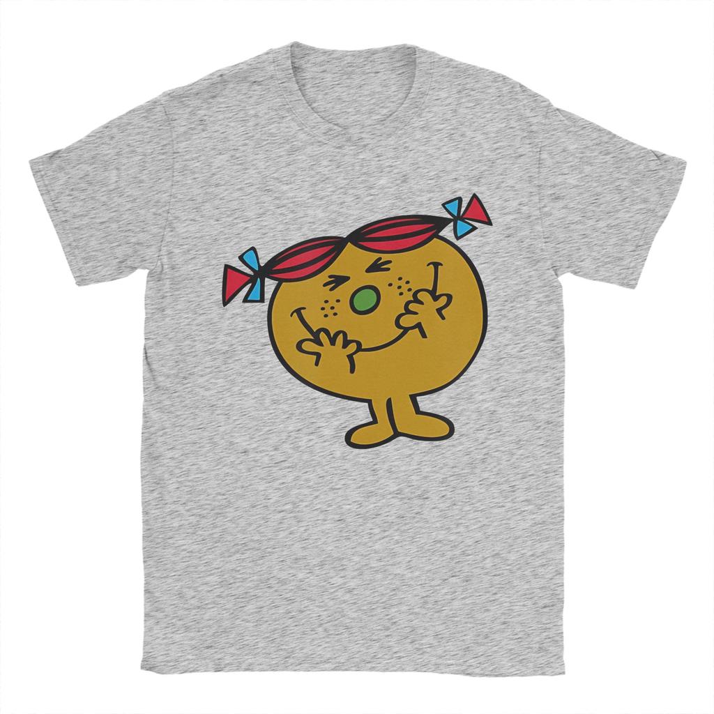 Mr Men Little Miss Trouble T Shirts Men Women Pure Cotton Leisure T-Shirt Round Neck Tee Shirt Short Sleeve Clothing Plus Size