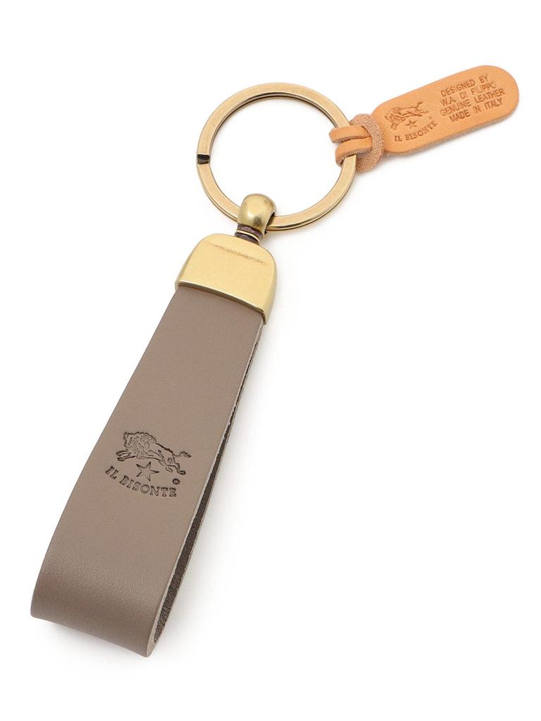 Key Ring F Gray [Il Bisonte] 54_1_54232305350
