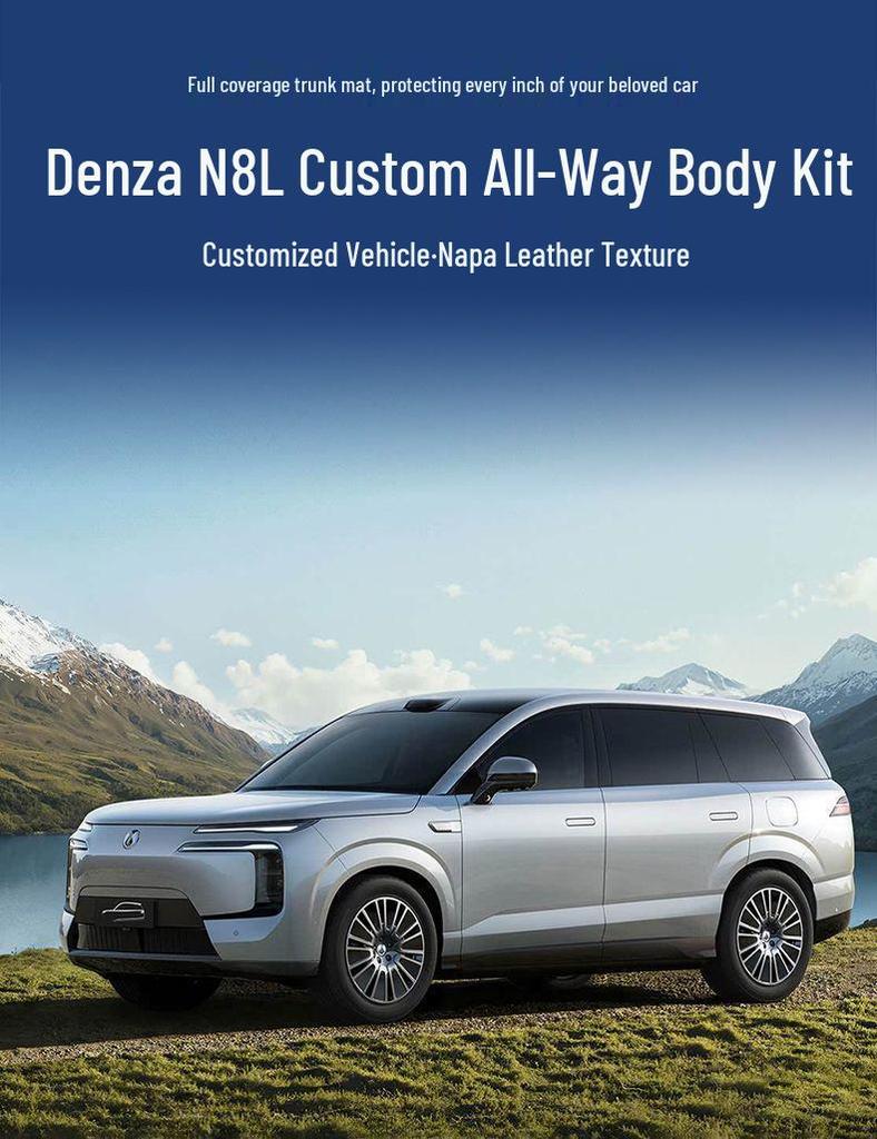 BYD N8L Trunk Mat: Special Surround Tail Box Protection, Anti-dirty Interior Mat