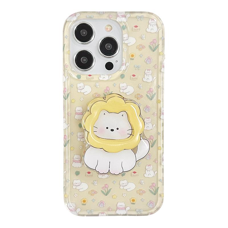 Kasuga для Apple West Highland Чехол-подставка для For IPhone 16 Прозрачный IMD Мягкий каркас для IPhone13