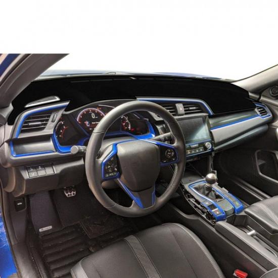 1Pcs Dashmat Car Dashboard Cover Dash Interior Mat For Honda Civic 2016-