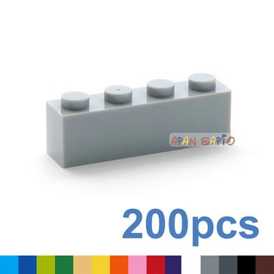 200 шт. 1x4 точки DIY Строительные блоки Толстые Фигурки Кирпичики Обучающие Креативные Игрушки для Детей Размер Совместимый с 3010