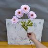 Искусственный Лотос и Многослойная Пион Искусственные Цветы 4 Головки Декор Свадебного Зала Цветочная Композиция для Свадебной Церемонии Мероприятия