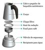 Stainless Steel Moka Coffee Maker Italian Coffee Maker 9 Cups Stovetop Espresso Machine for Gas or Electric Stove
