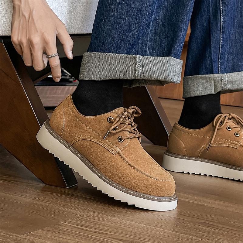 Genuine Leather Men's Leather Shoes Minimalist and Trendy Design Outdoor Leisure Party Daily Office Walking Men's Quality Shoes