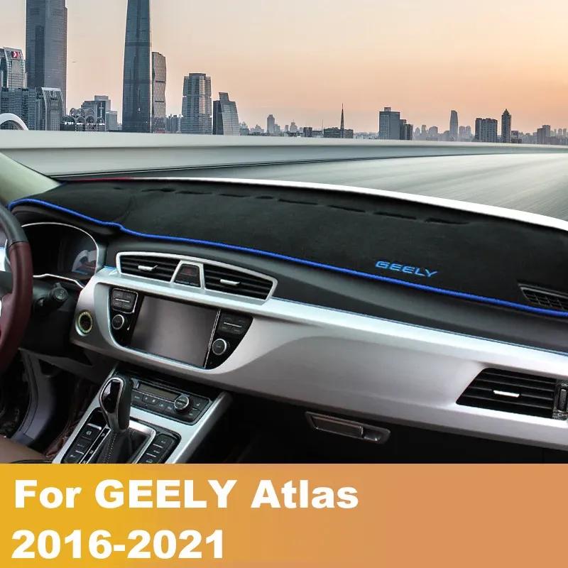 Для GEELY Atlas Boyue Emgrand NL-3 Proton X70 2016-2018 Накладка на приборную панель автомобиля Коврик на панель Защита от солнца Коврик на приборную панель
