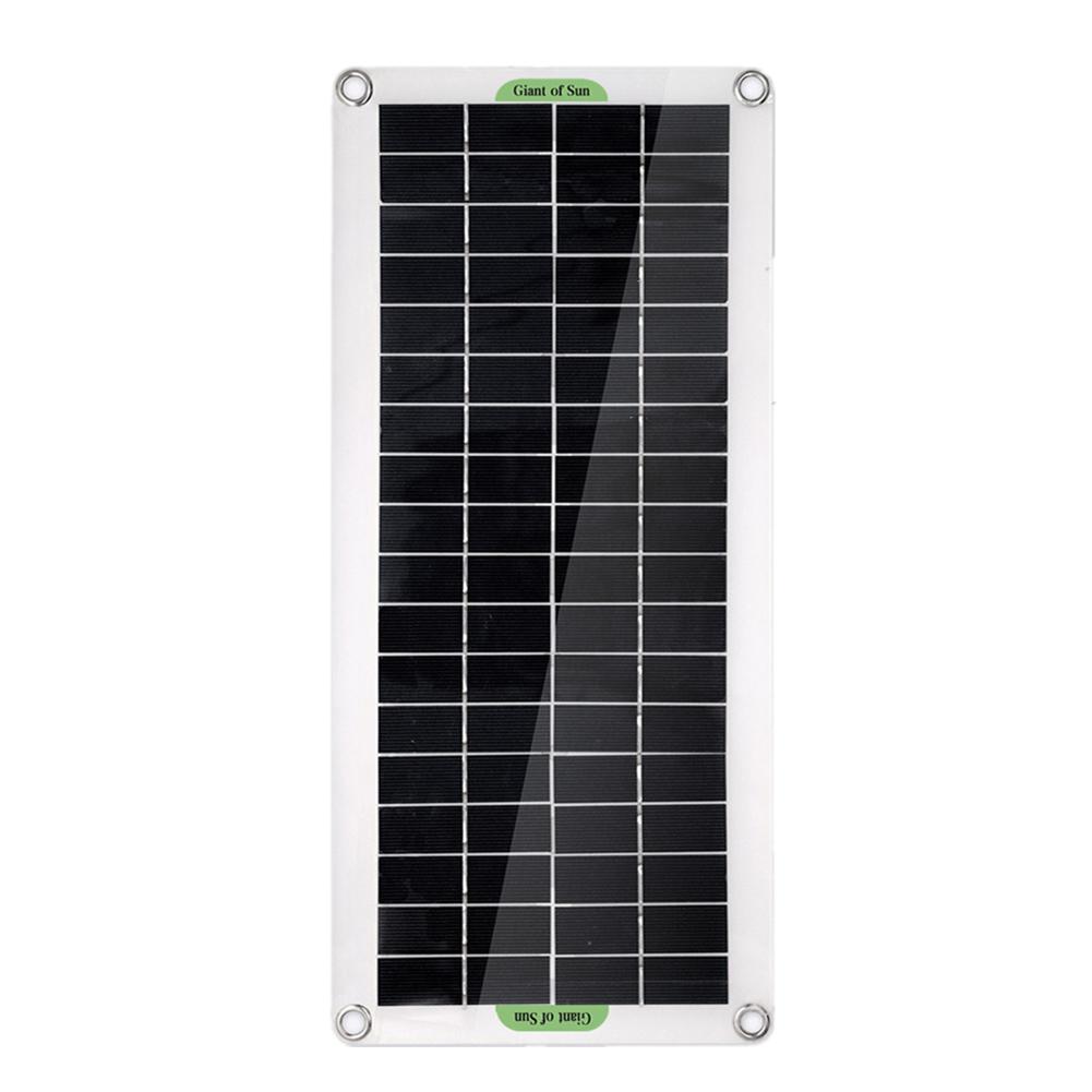 30W Polycrystal Solar Panel Flexible Solar Panel For Camping Car Traveling Outdoor Emergency Power