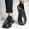 Модная мужская повседневная обувь из натуральной кожи ручной работы, роскошные брендовые мужские мокасины, дышащие итальянские туфли на шнуровке для вождения Chaussure Homme
