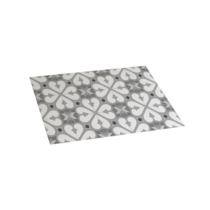 Storplanet tapis vinyle PVC Recyclable Croma Bcn en gris 45 x 75 cm