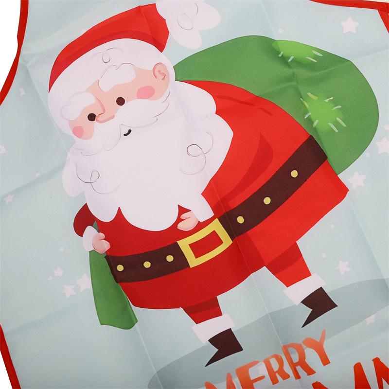 1 шт. фартук Санта-Клауса, рождественская елка, украшение для ужина, для мужчин и женщин, милый домашний кухонный фартук для приготовления пищи, выпечки, маслянистый фартук