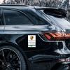 For Porsche JDM car sticker Cayenne Macan Panamera front windshield electrostatic sticker personalized decorative sticker