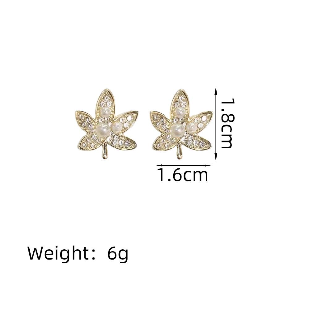 925 Pearl Earrings Women'S Simple Temperament Versatile Stud Earrings High Quality Advanced Sense 925 Niche Earrings