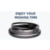 Garden Tiller Reverse Drive Belt 3/8" x 27.65" for Troy-Bilt 50134, GW-9493 50173 50204 5151 5150 5411 5511 5040 5041