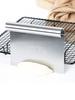 Leeseph Bench Scraper & Chopper Stainless Steel Pastry Cutter for Pasta Dough Bread Cake Baking Kitchen Tool with Scale Ruler
