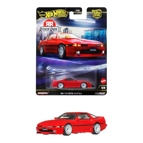 Hot Wheels Культура Автомобилей Ronin Run II '89 Toyota Supra Игрушечный Автомобиль Мини Автомобиль 3+ Красный JBK90