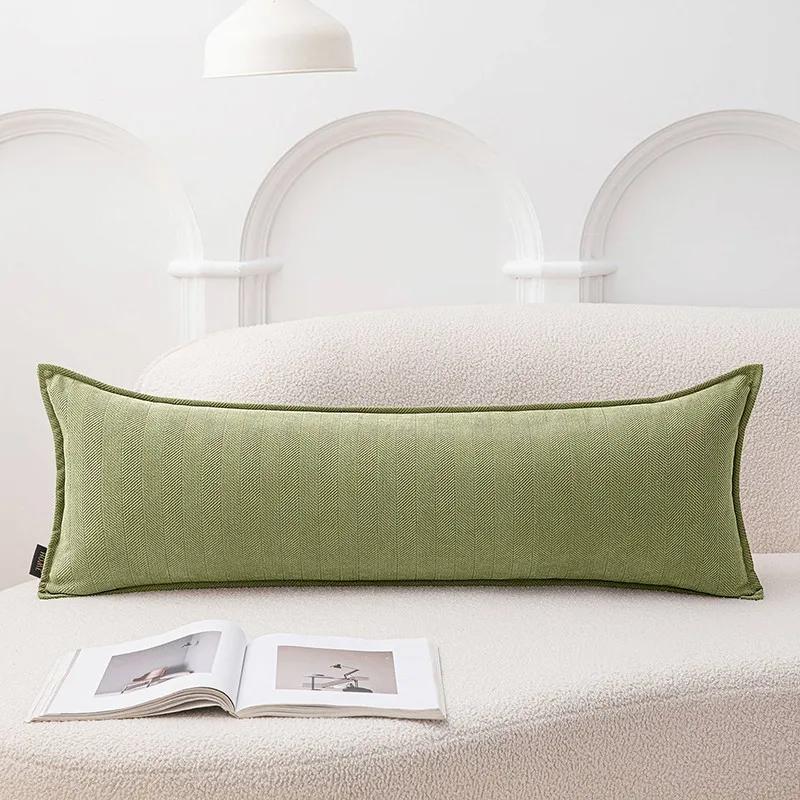 30x120cm Rectangle Throw Pillow Cover Nordic Waist Cushion Cover Home Long Body Couple Lover Pillowcase Home Decoraion
