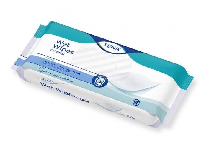 Tena Gentle Care Cleansing Wipes, 48-Count Pack