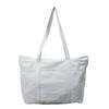 Simple solid color large-capacity tote bag women's new casual and lightweight shoulder bag, college student class cloth bag can be determined
