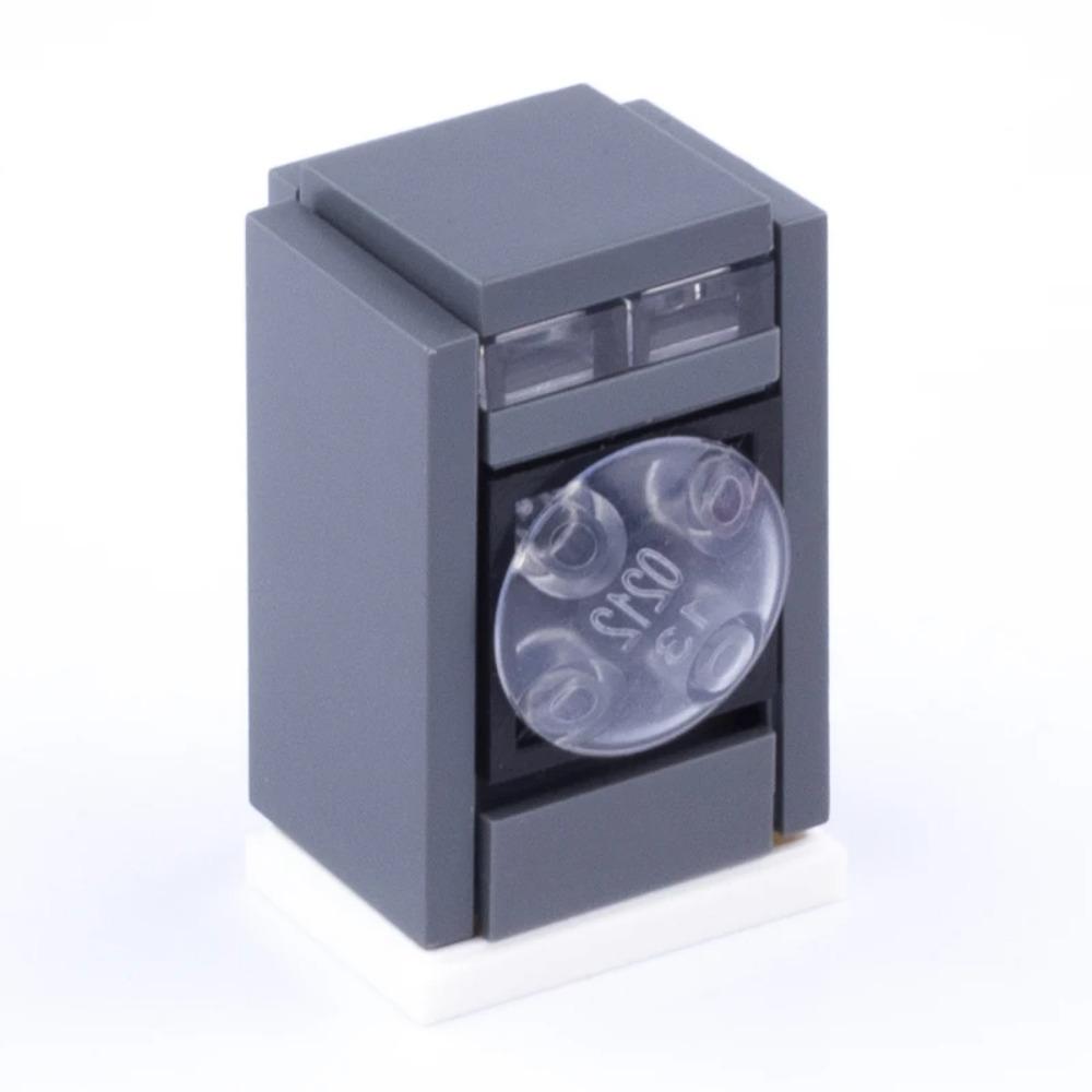 MOC City House Building Block Kitchen Office Bedroom Piano Bed Sofa icebox Lamp Bookshelf Fish Tank Bricks Set Toys