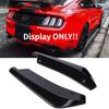 2PCS Rear Bumper Splitter Cover Universal For Ford Mustang 2008-2022 Side Spoiler Diffuser Canards Chin Car Accessories --40CM