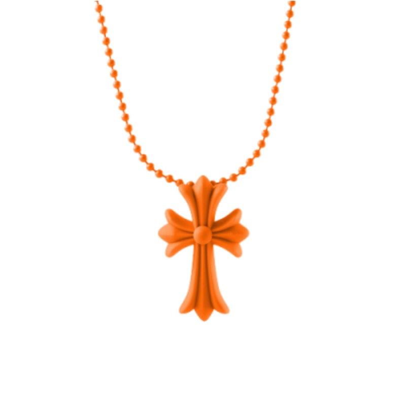 Vintage Crucifix Religious Punk Pendant Amulet Cross Necklace Pvc