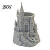 Magic Castle Decor Shape Pen Holder, 3D Printed Desk Organizer for Pens, Pencils, Makeup Brushes, Decorative Pencil Storage Cup Home Office