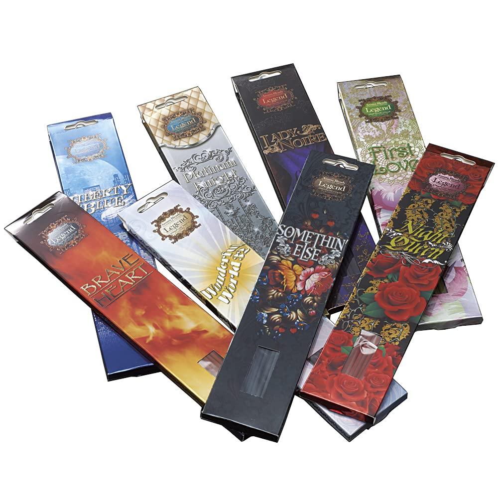 Palmart Aroma Blends Legend Incense Sticks, 20 types x 1 each (assorted set), 3 x H244cm