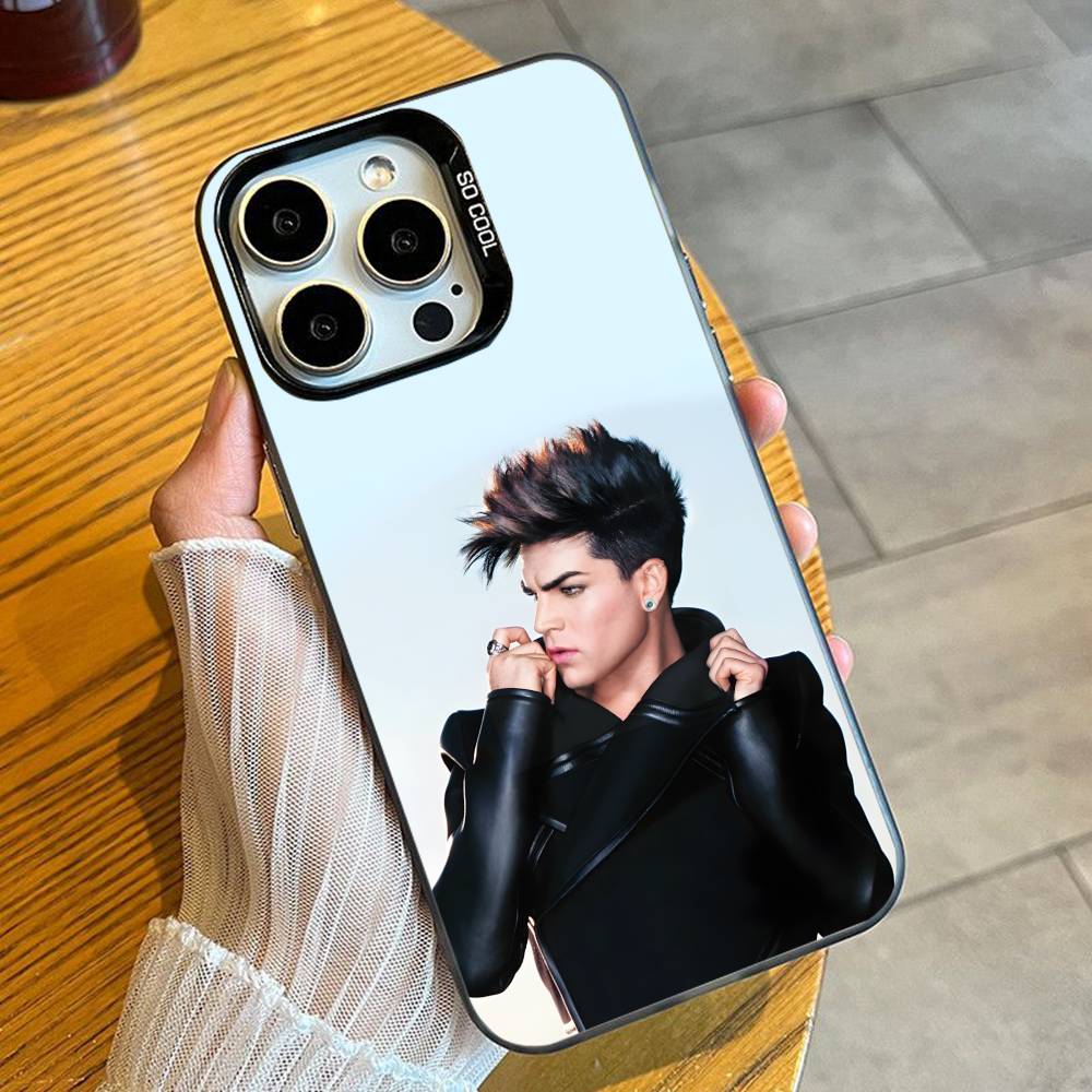 A-Адам Сингер L-Ламберт Чехол для телефона для iPhone 16 17 15 14 12 13 Pro Max Черный Конфетный Матовый Ударопрочный Чехол