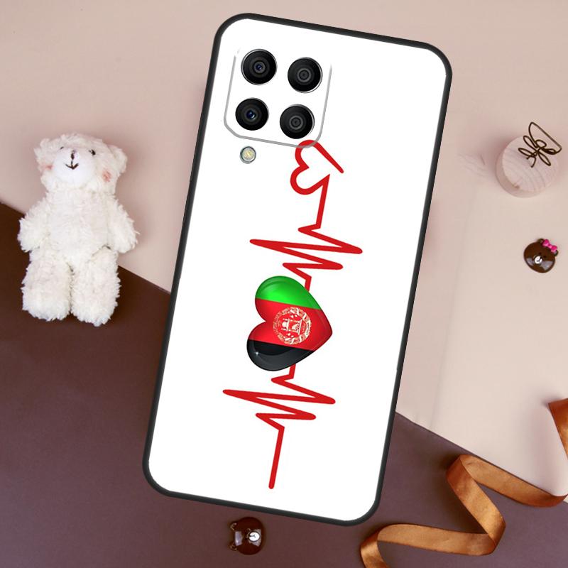 Чехол-баннер с флагом Афганистана для Samsung Galaxy M36 M55 M35 M15 M56 M16 M54 M14 M34 M31 M11 M13 M53 M12 M32 M52 M06
