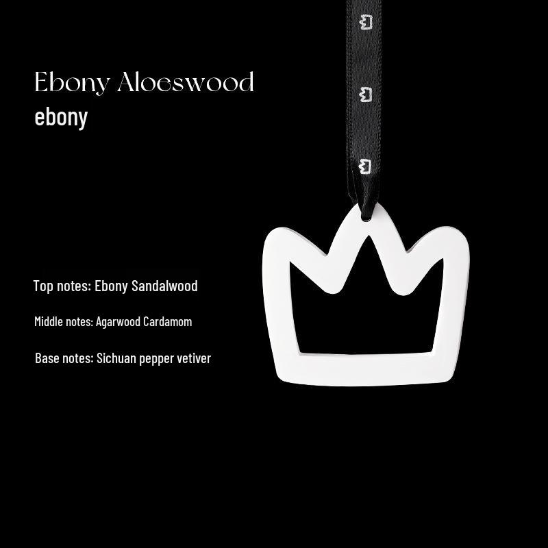 Crown Plaster Car Freshener: Long-lasting Aromatherapy Stone for Odor Removal and Wardrobe Freshness.