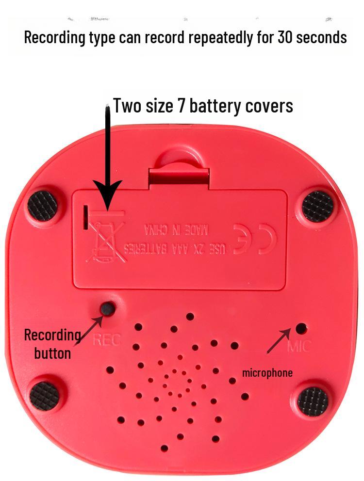 Pet Talking Button - Dog Communication and Training Toy with Recording and CE Certification