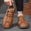 Fashion Fashionable Autumn Men Comfortable One Foot Handmade Soft Soled Casual Shoes Outdoor Men's Breathable and Non Slip Sports Shoes