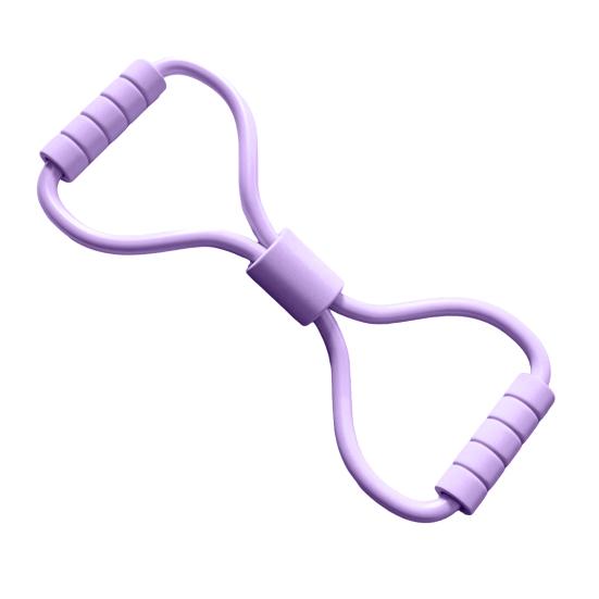 1/2 шт. фитнес-лента с противоскользящей ручкой в форме восьмерки для мужчин и женщин, растяжка для силовых тренировок, эластичный ремешок, натяжной канат