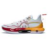 Li Ning Yu Shuai Evolution Low Basketball Shoes Men Sneakers White Red Yellow ABAS161-7