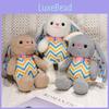 Rabbit Easter Striped Plush Toy Animal Stuffed Doll Decoration Kids 30cm Gift