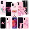 Pink Panther Cartoon Phone Case For Samsung Galaxy A12 A22 A32 A42 A52 A72 A51 A71 5G A41 A31 A21 A02S M12 M21 M31 M30S Fundas