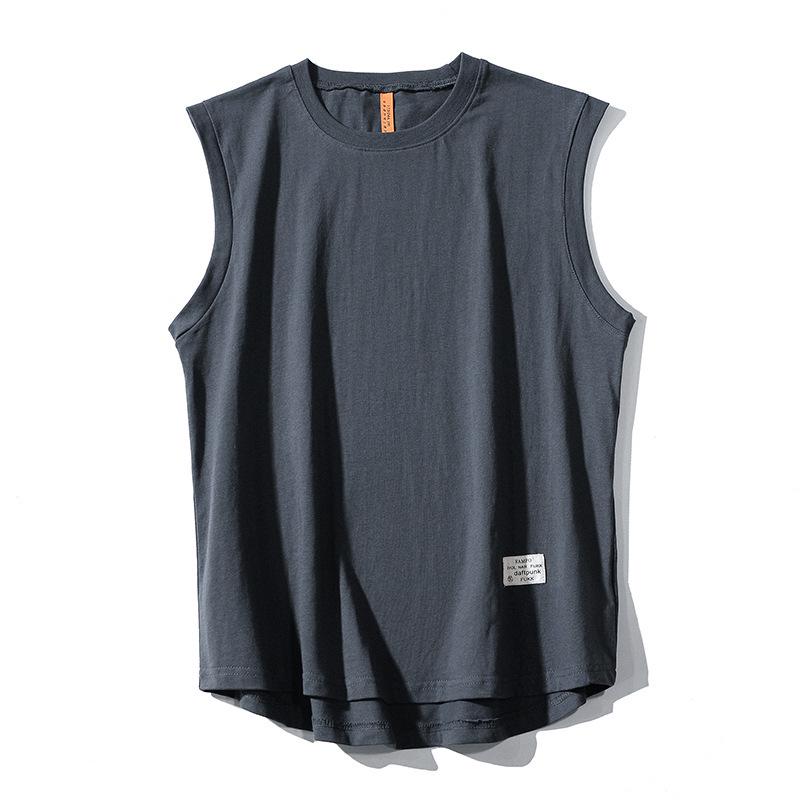 Men's and Women's Sleeveless Hooded Cotton Vest - Long-Staple Xinjiang Cotton, Casual and Loose-Fit